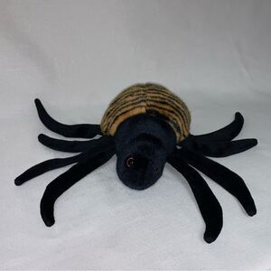 Vintage Ty Beanie Baby Spinner Spider 1999 Pellets No Hang Tag Halloween Fall